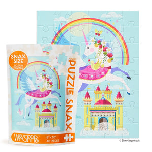 Rainbow Unicorn | 48 Piece Puzzle Snax