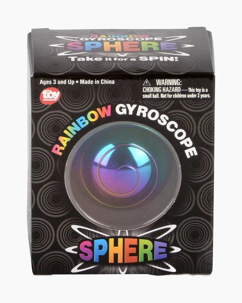 Rainbow Gyroscope Sphere