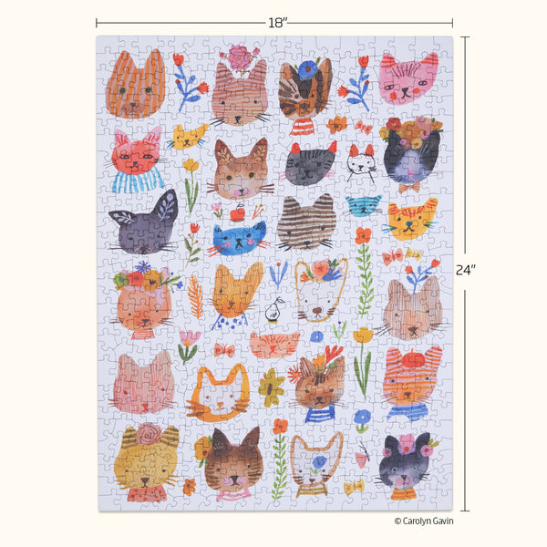 Cat Eared | 500 Piece Puzzle Snax