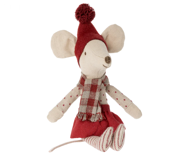 Big Sister Christmas Mouse - Scarf