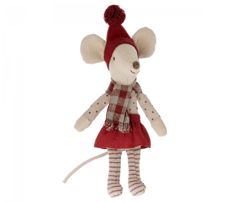 Big Sister Christmas Mouse - Scarf