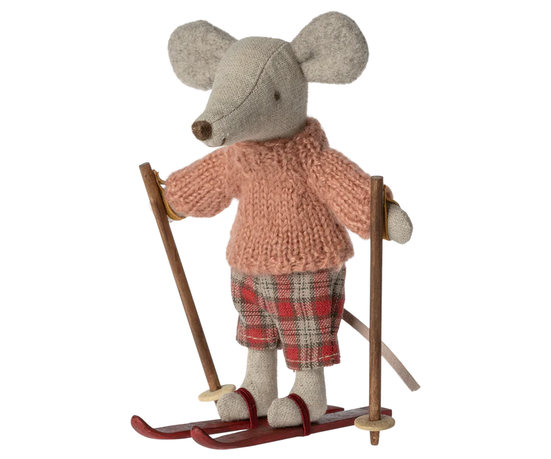 Winter Mouse with Ski Set - Big Sister