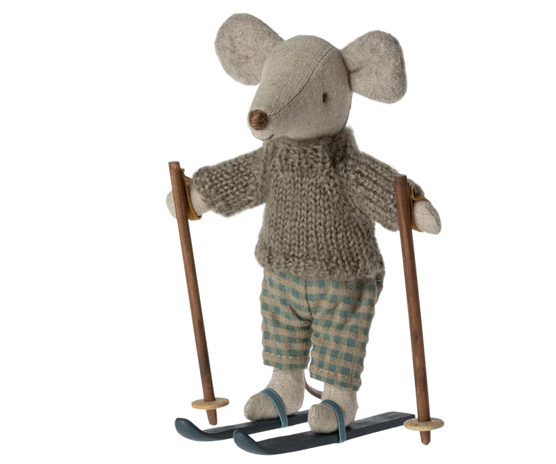 Winter Mouse with Ski Set - Big Brother