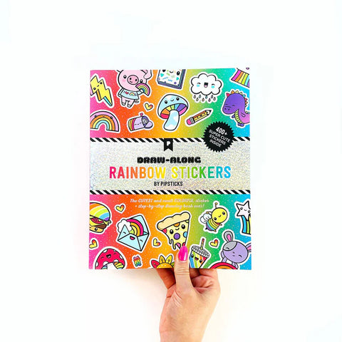 Draw-Along Rainbow Stickers