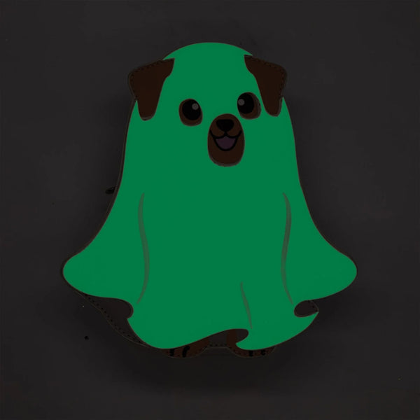 Glow in the Dark Ghost Dog Handbag