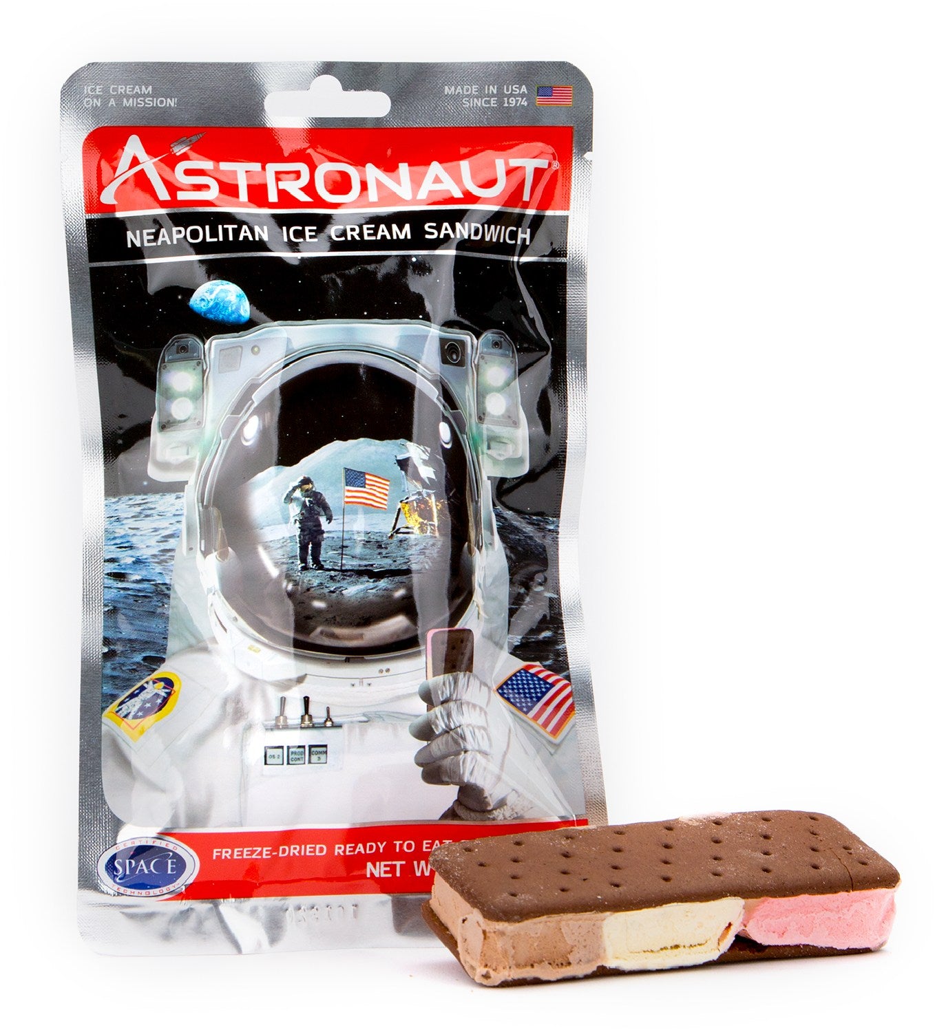 Astronaut Neapolitan Ice Cream