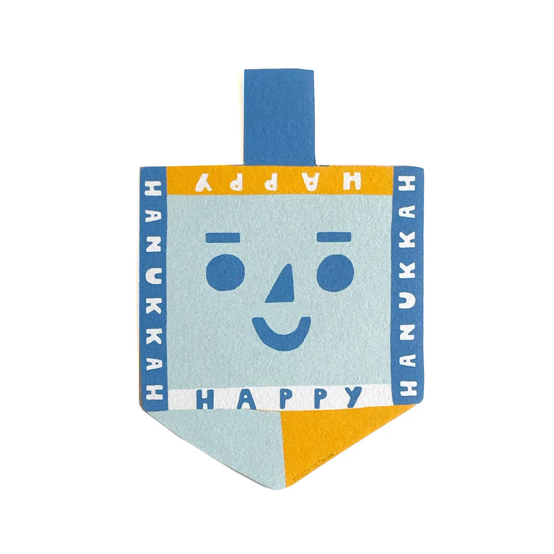 Happy Hannukah Dreidel Sticker