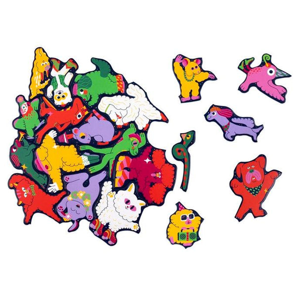 Pet Party Shaped Puzzle