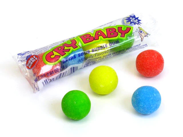 Cry Baby extra sour bubble gum