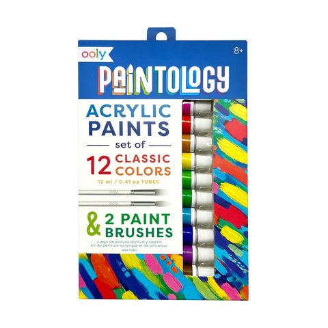 Acrylic Paints set of 12 Classic Colors