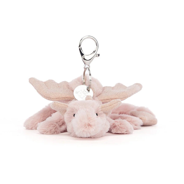 Rose Dragon Bag Charm