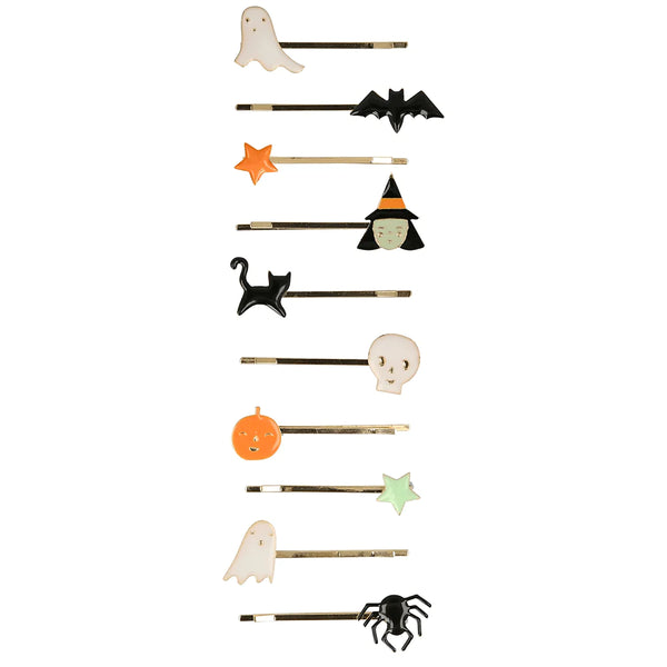 Enamel Halloween Hair Slides