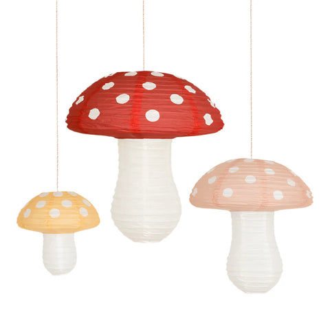 Mushroom Lanterns (3 pcs)