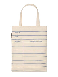 Library Card Natural Tote Bag