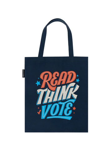 Read Think Vote Tote Bag