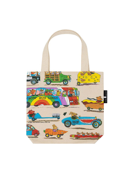 Richard Scarry's Cars & Trucks & Things That Go Mini Tote Bag