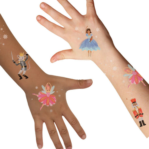 Nutcracker Holiday Temporary Tattoos