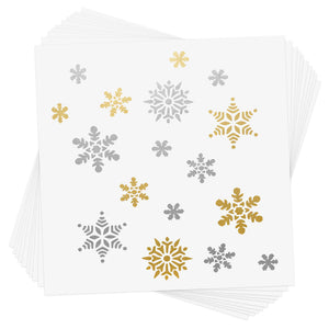 Snowflake Flurries Temporary Tattoo