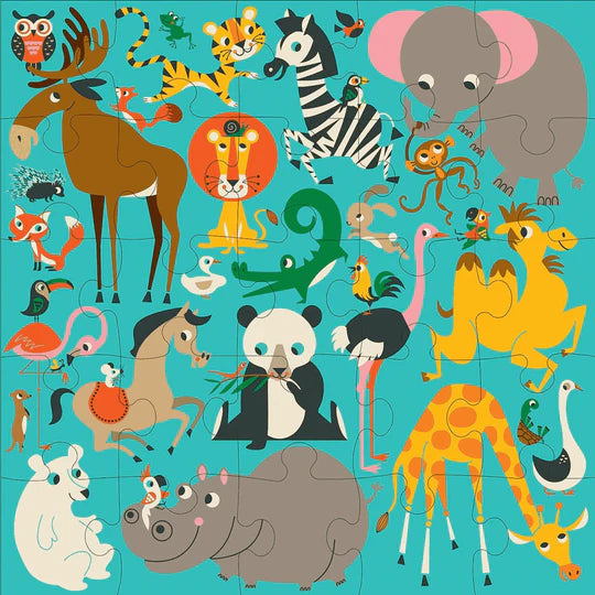 Jumbo Puzzle | Animals of the World | 25 pcs