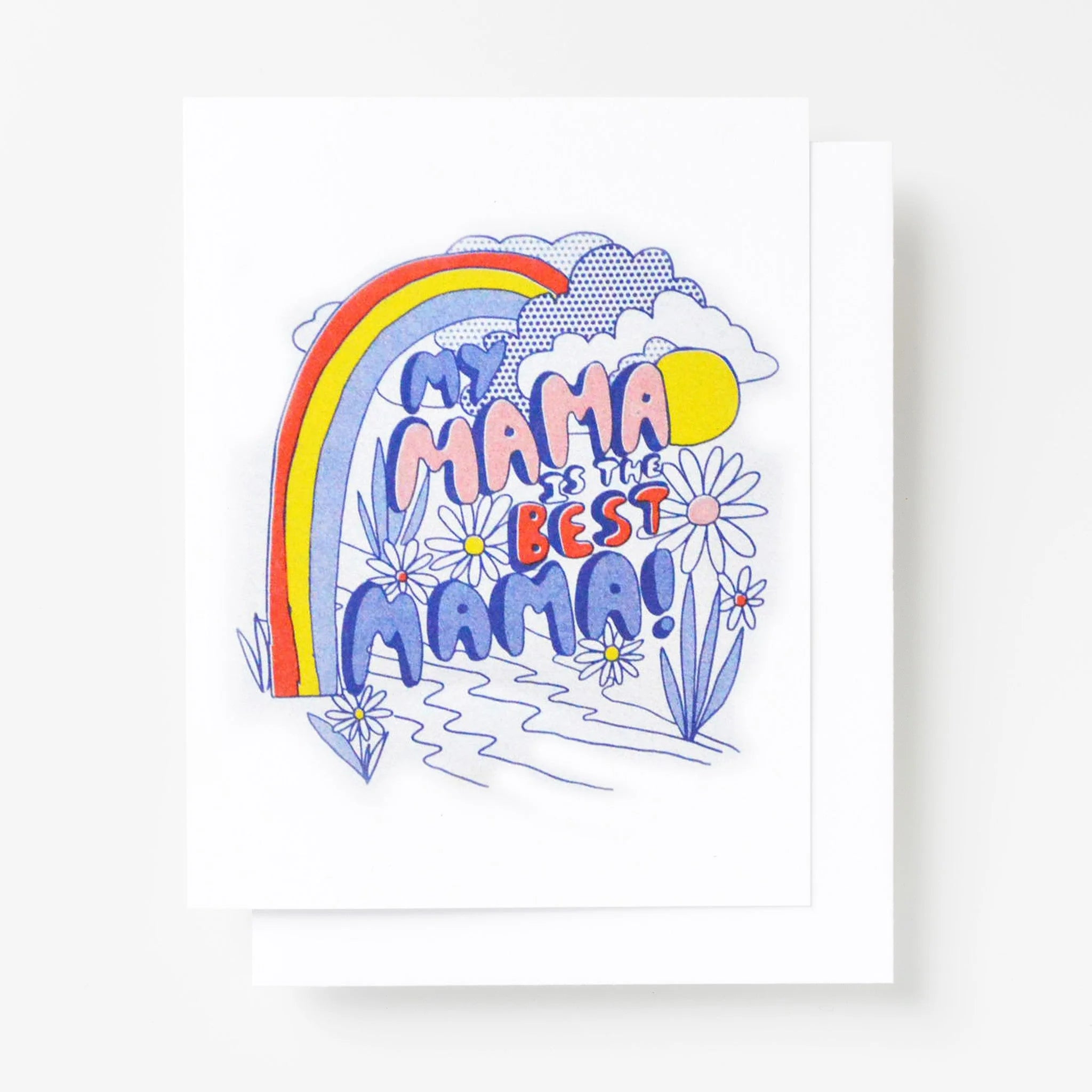 Best Mom - Risograph Card