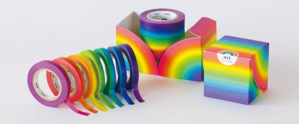 Washi Tape | Gift Box 7 Rainbow Tapes