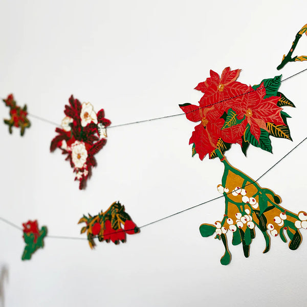 Winter Foliage Paper Garland