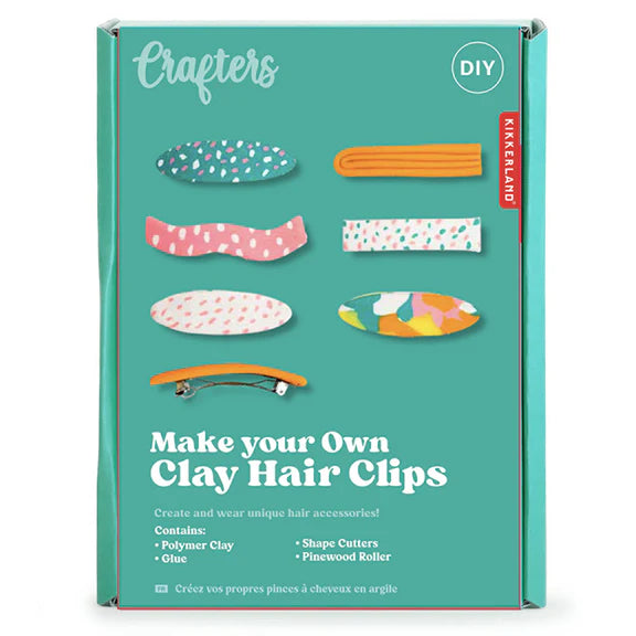 Make Your Own Clay Hair Clips