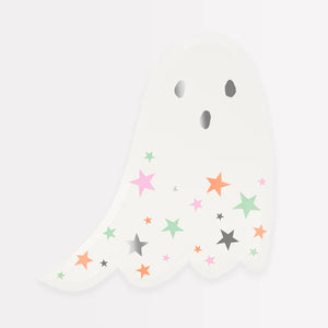 Ghost w/ Stars Plates (8 pcs)