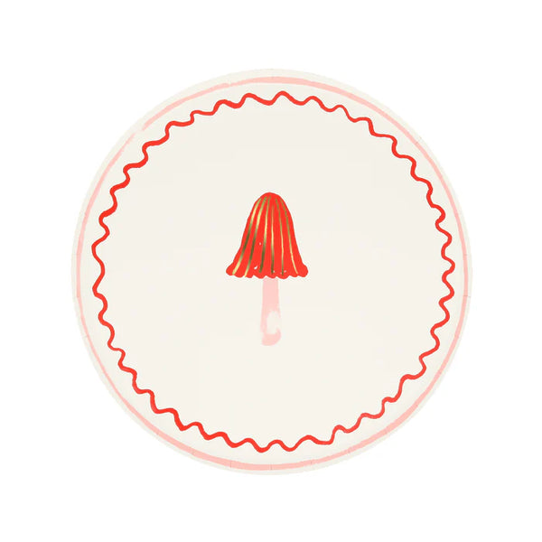 Merry Mushrooms Side Plates (8 pcs)