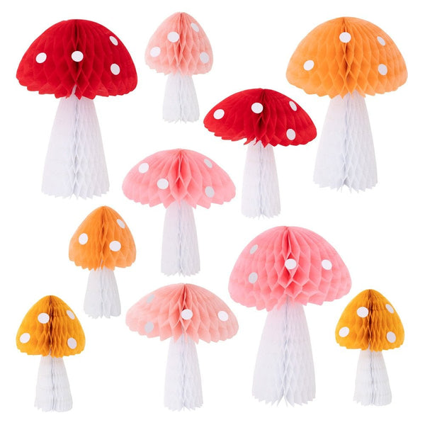 Honeycomb Mushroom Decor