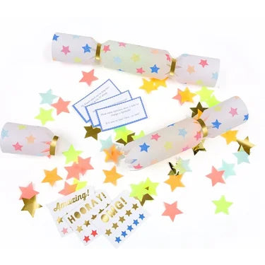 Multicolor Star Confetti Small Crackers