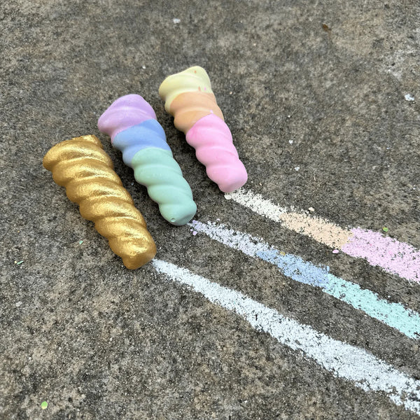 Unicorn Horns Sidewalk Chalk