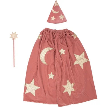 Pink Velvet Wizard Costume