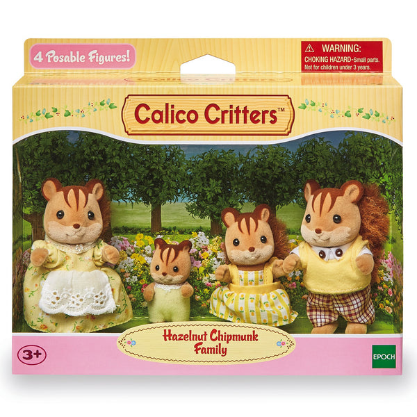 Hazelnut Chipmunk Family - TREEHOUSE kid and craft