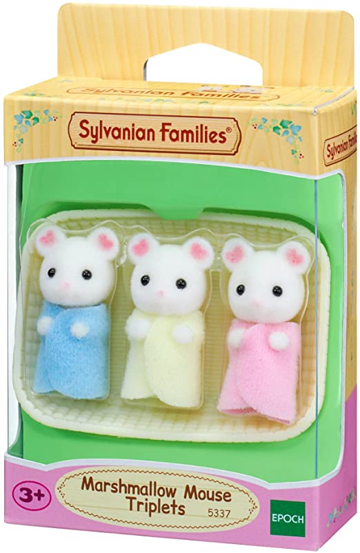 Marshmallow Mouse Triplets