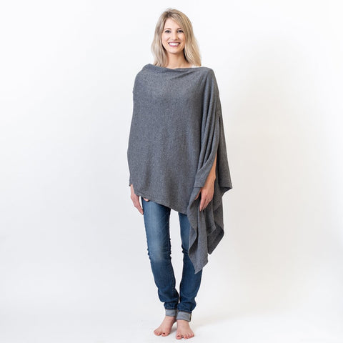 Zestt Nursing Poncho Gray