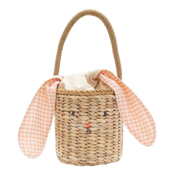 Gingham Bunny Easter Basket