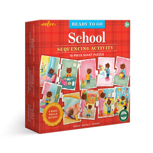 10 Piece Sequencing Puzzle - School