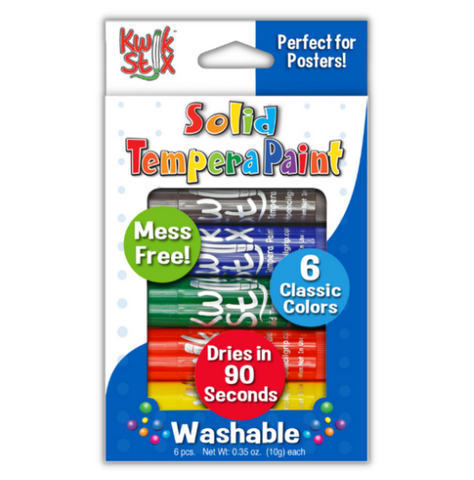 Solid Tempera Paint Stix | Classic | Set of 6