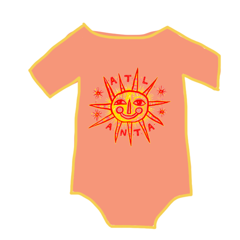 ATLANTA artist series onesie