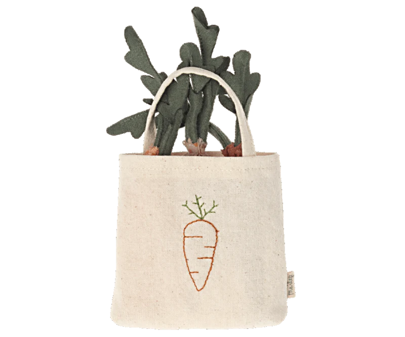 Carrots in Shopping Bag