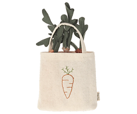 Carrots in Shopping Bag