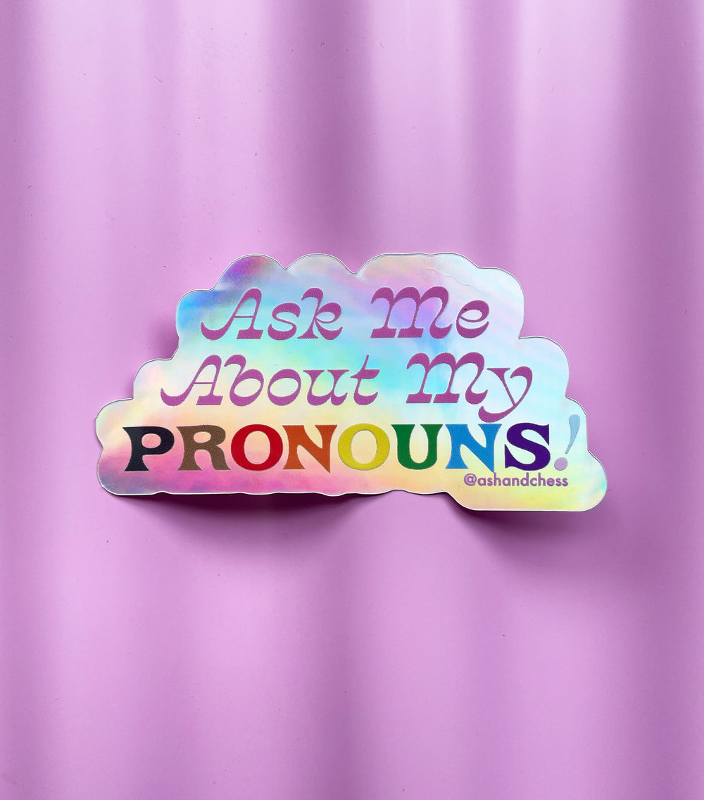 Pronouns Sticker